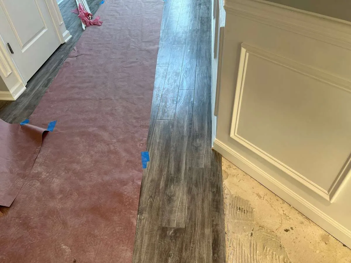 Completed marble shower restoration in Richland